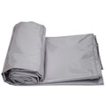 4m x 8m Grey Waterproof Poly Tarp with Grommets Q4591