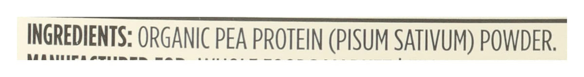 Organic Pea Protein, 16 Ounce K19763