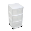 3-Drawer Cart White W295266