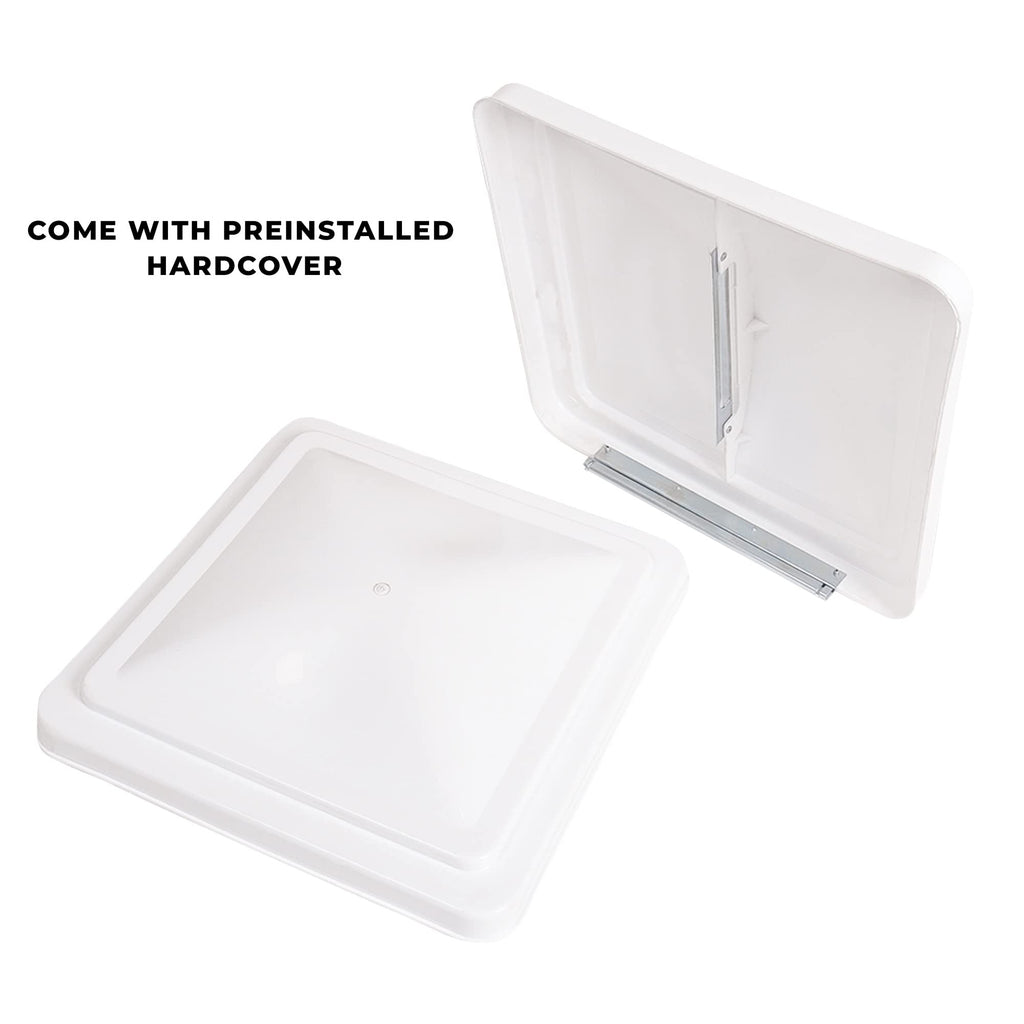 White 2 Pack Roof Vent Cover Z857