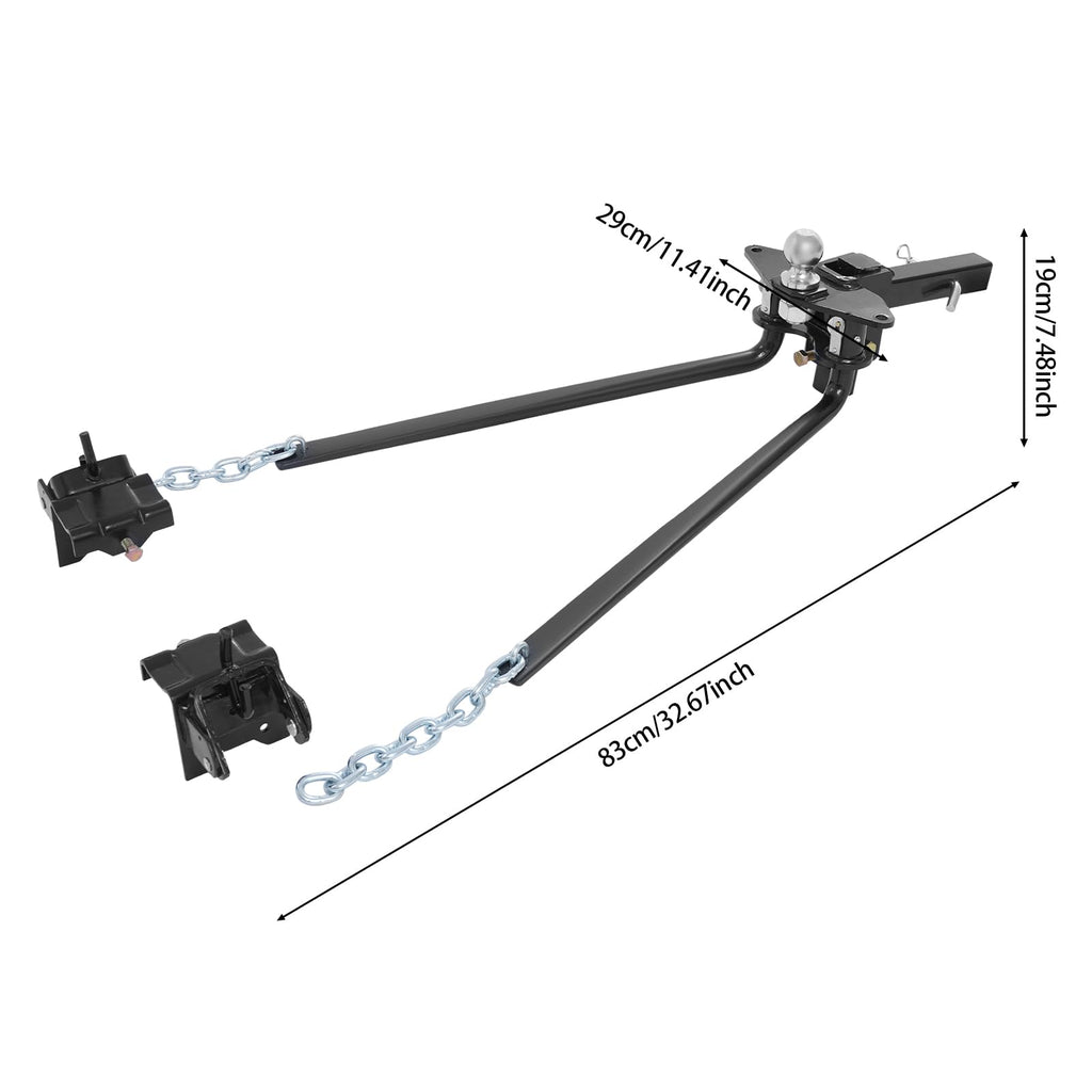 14000lbs Weight Distribution Hitch with Connection Bar D7361