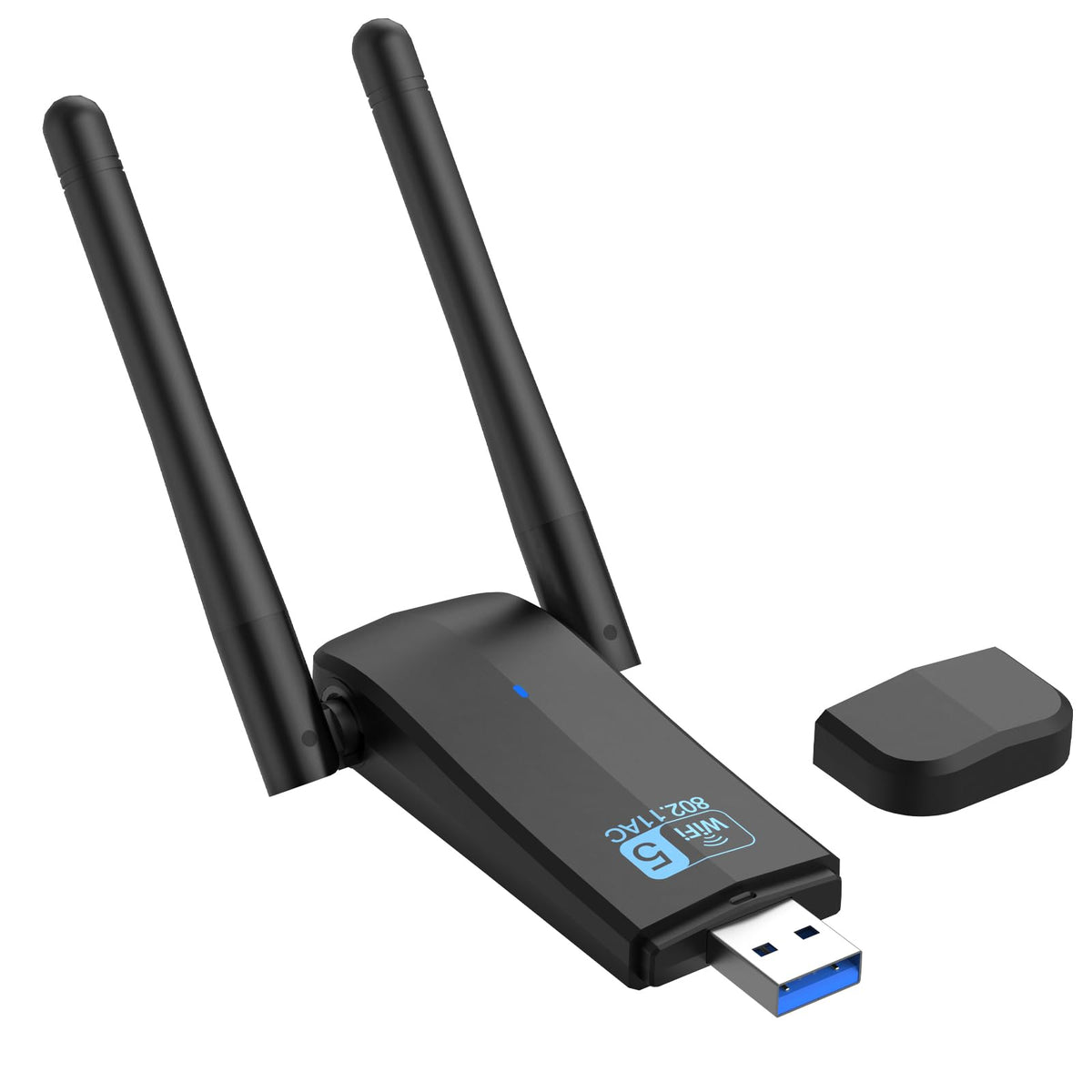 Wireless USB 3.0 WiFi Adapter 5G 2.4G Dual-Band 1300Mbps Dual 5Dbi Antennas G193
