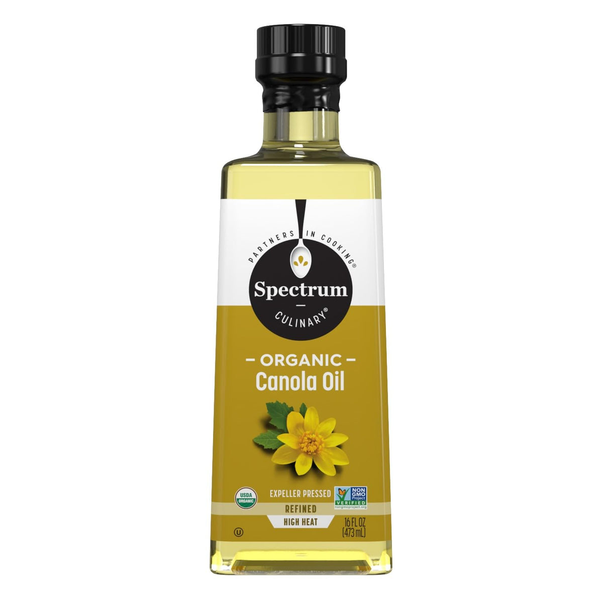 Organic Refined Canola Oil, 16 oz Q382