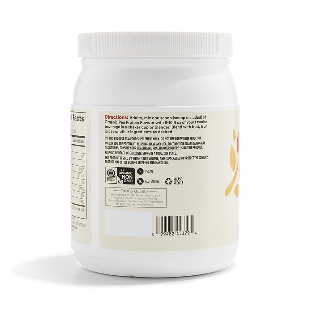 Organic Pea Protein, 16 Ounce K19763