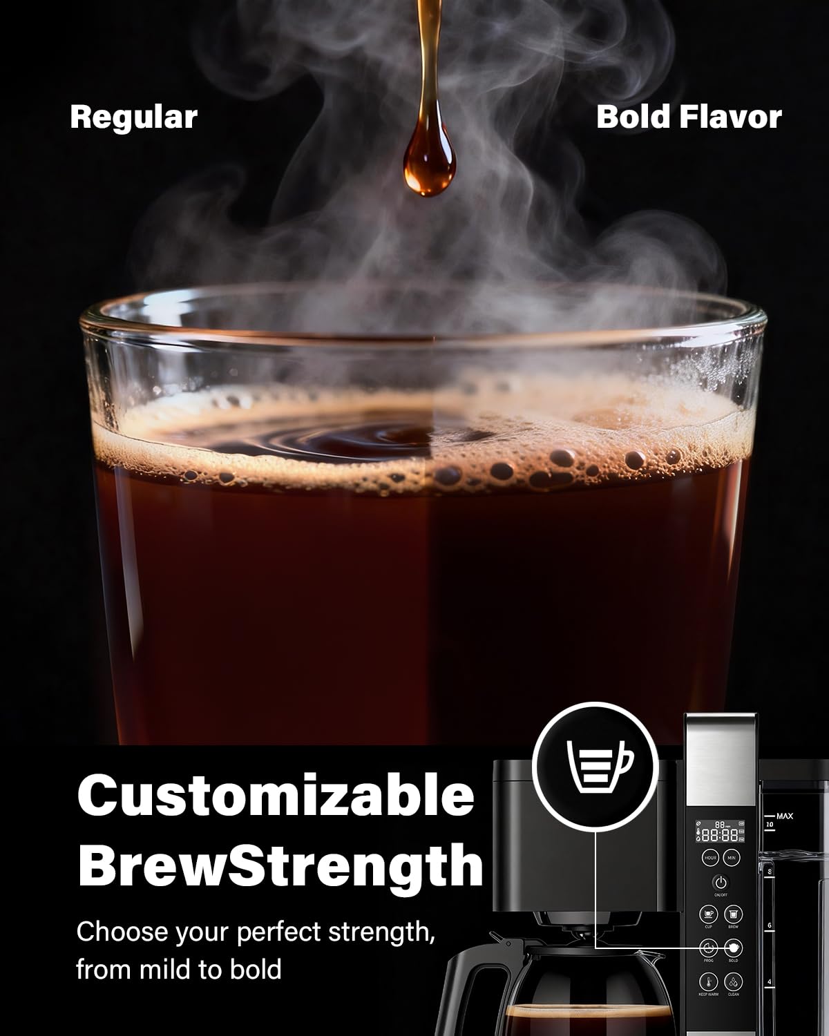 10-Cup Programmable Drip Coffee Maker H27727