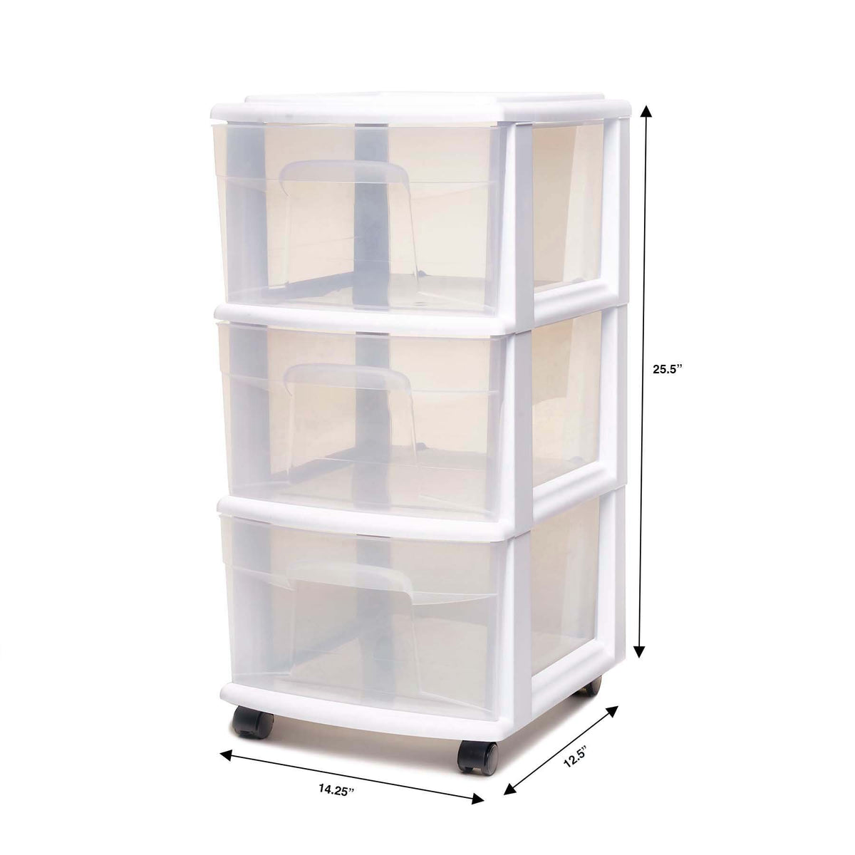 3-Drawer Cart White W295266