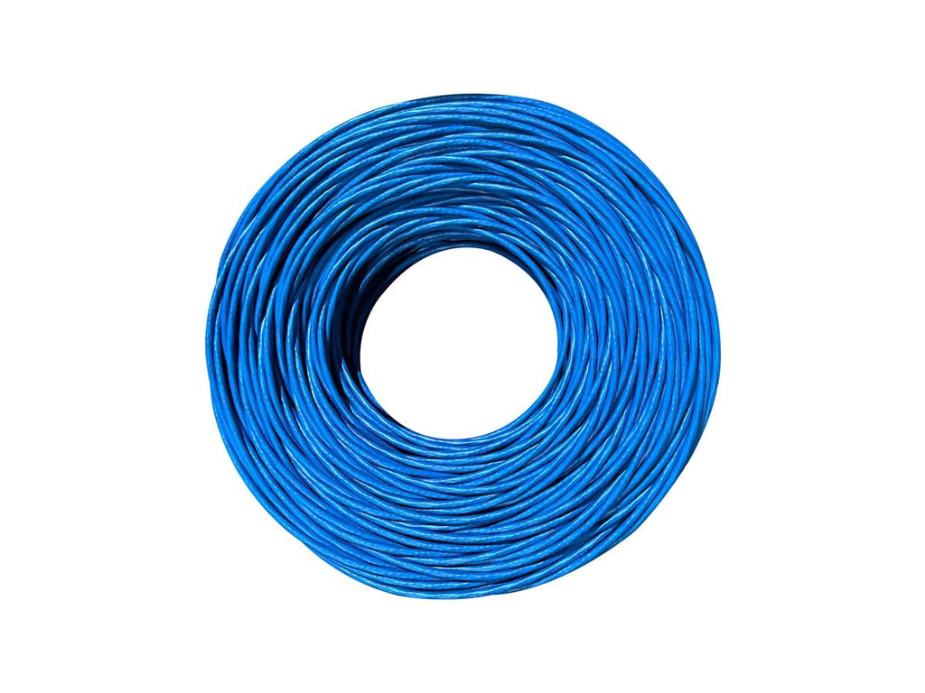 Cat6 Ethernet Bulk Cable 1000 Feet Blue V7350