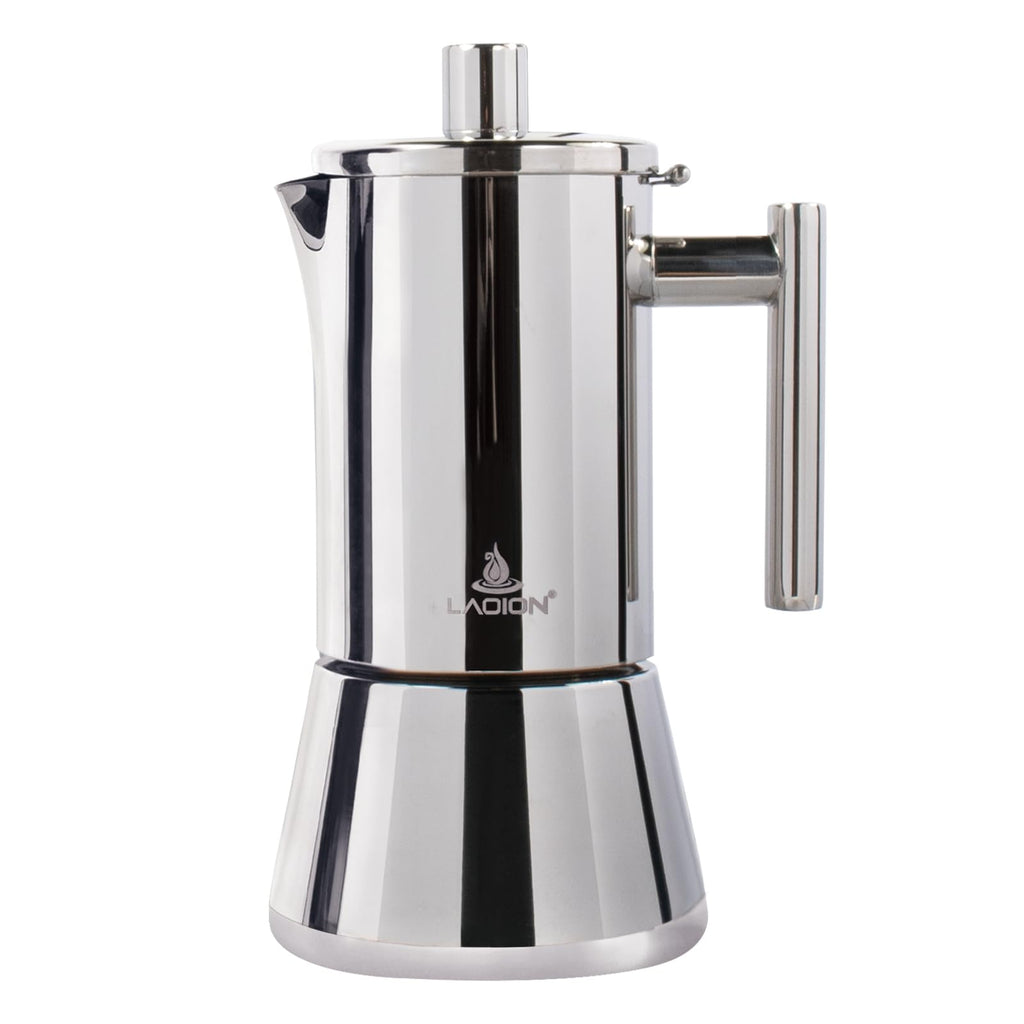 6 Cup Stainless Steel Stovetop Espresso Maker M354