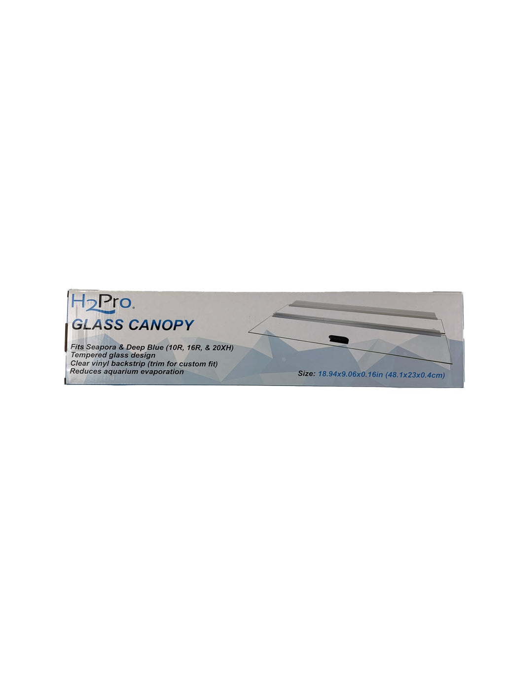 Glass Canopy Aquarium Lid S1330