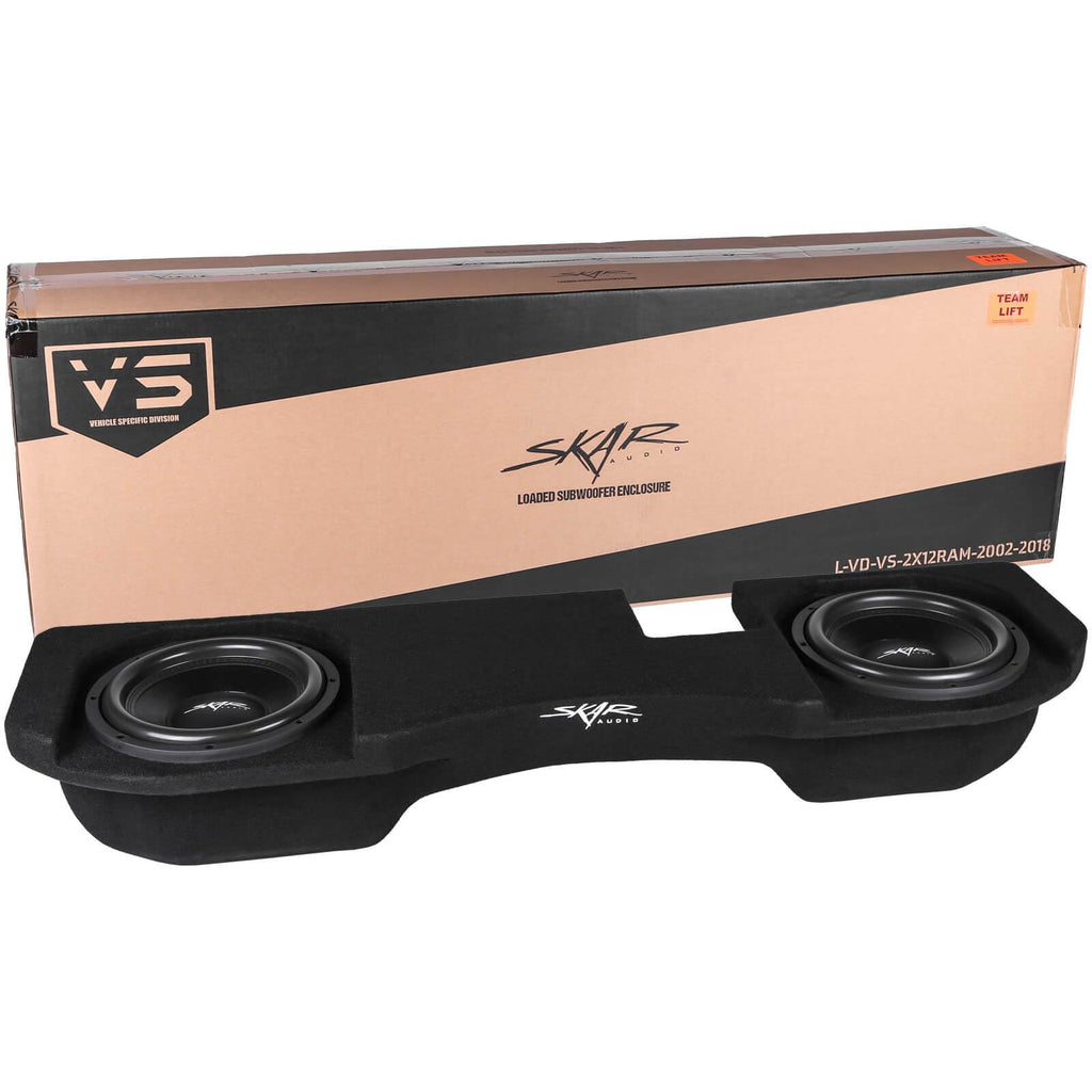 Dual 12" Loaded Sealed Subwoofer Enclosure M552