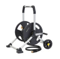 Aluminum Garden Hose Reel, 200 Ft, Brass Fittings T2700