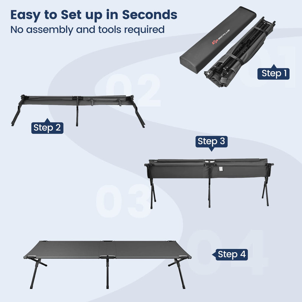 Folding Camping Cot with Carrying Bag P5147