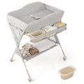 Portable Foldable Baby Changing Table with Wheels X177