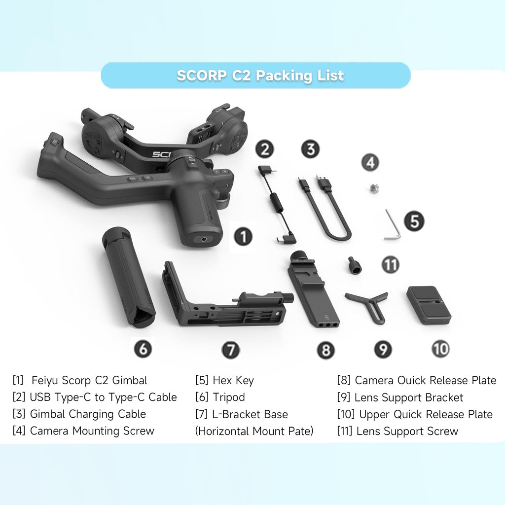 Camera Gimbal Stabilizer for Mirrorless Cameras P167143