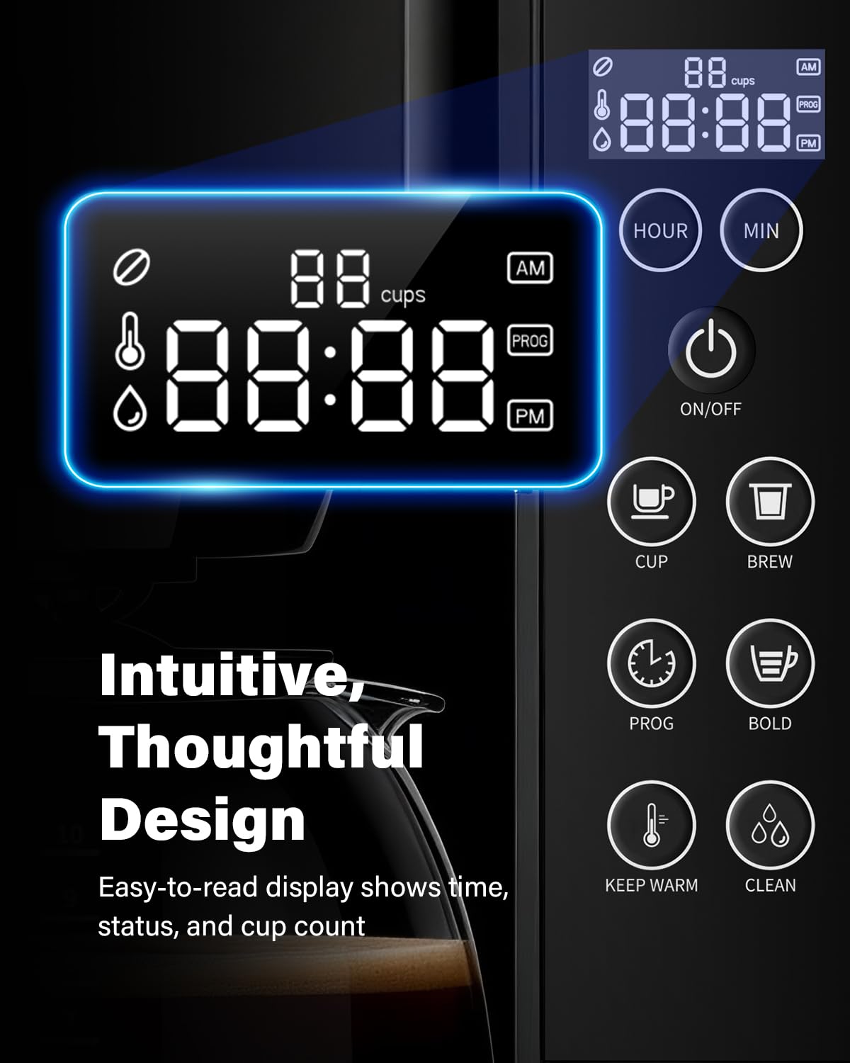 10-Cup Programmable Drip Coffee Maker H27727