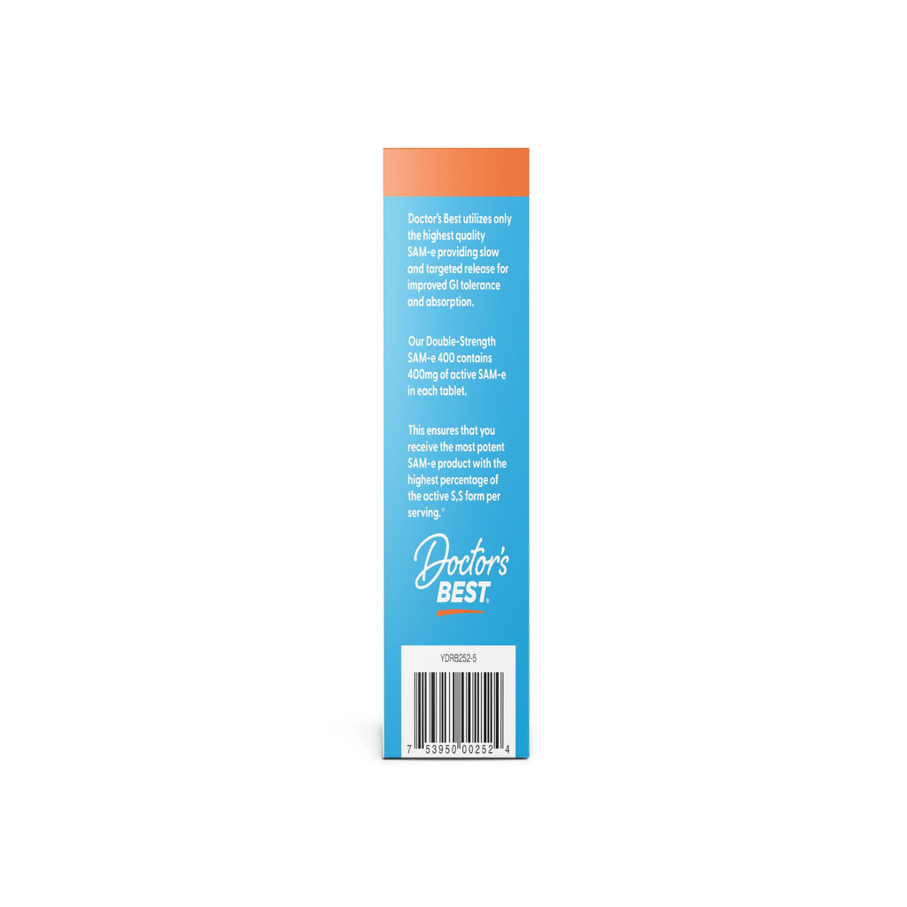 SAM-e Double Strength Supplement, 60 Enteric Coated Tablets F46516