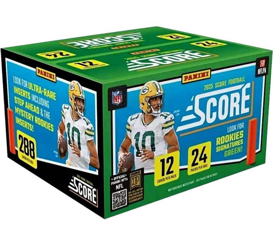 2025 Score Football NFL Retail Box S412130
