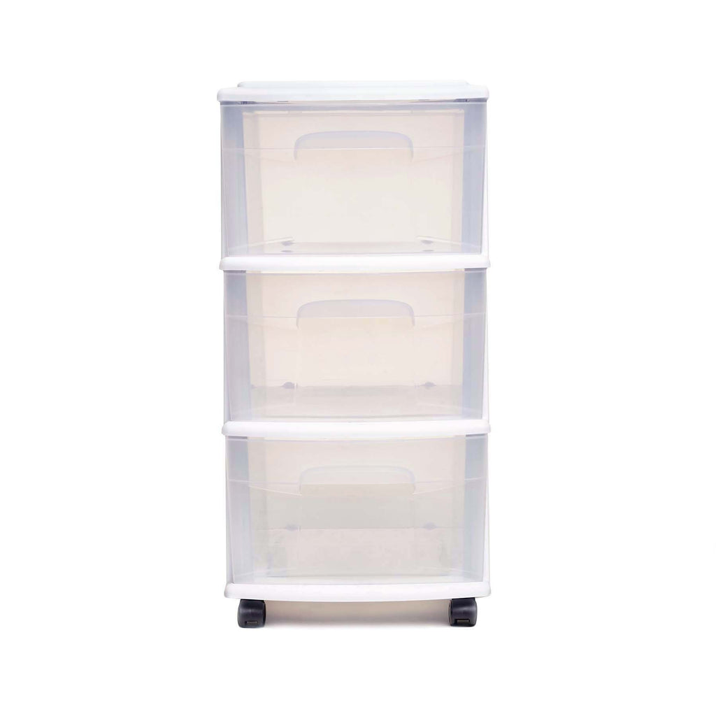 3-Drawer Cart White W295266