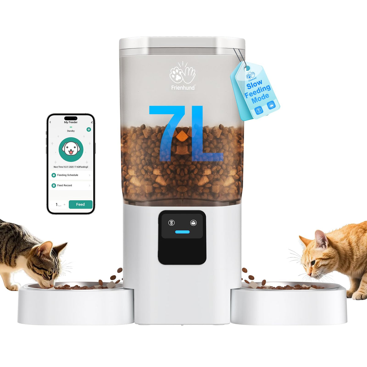 Automatic Cat Feeder 5G WiFi 29 Cup T60928