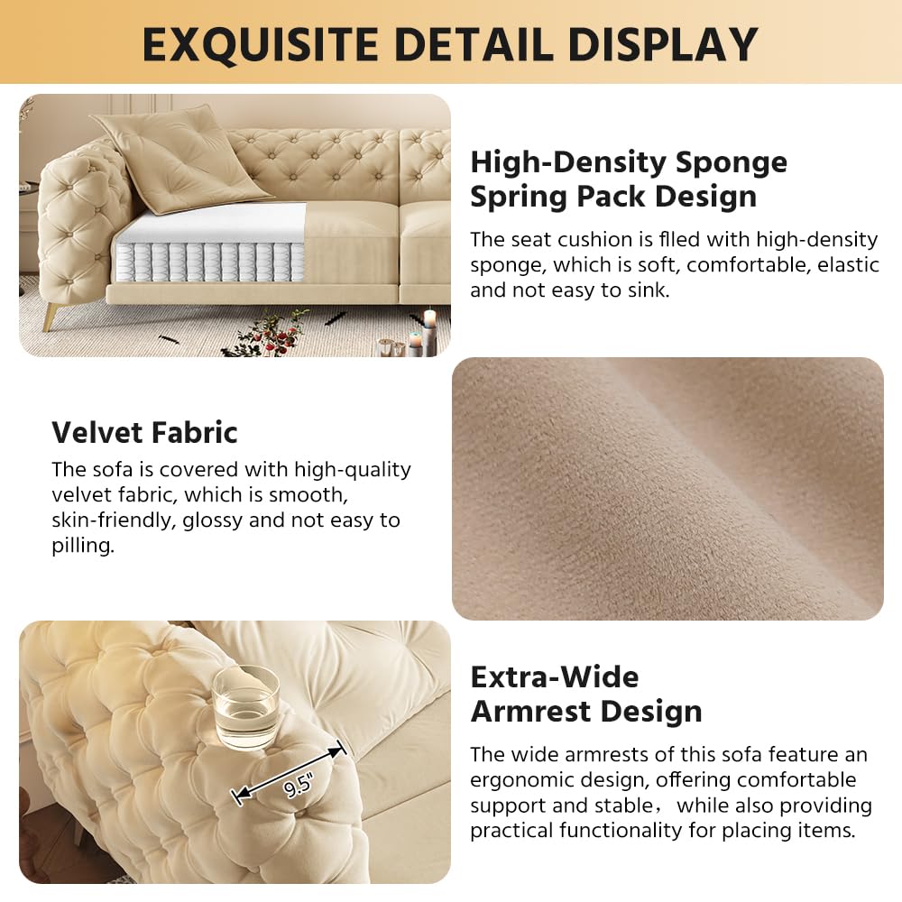 King Size Velvet Sleeper Sofa Bed K48837