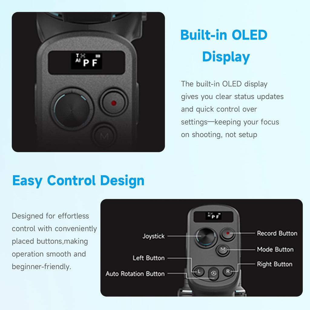 Camera Gimbal Stabilizer for Mirrorless Cameras P167143