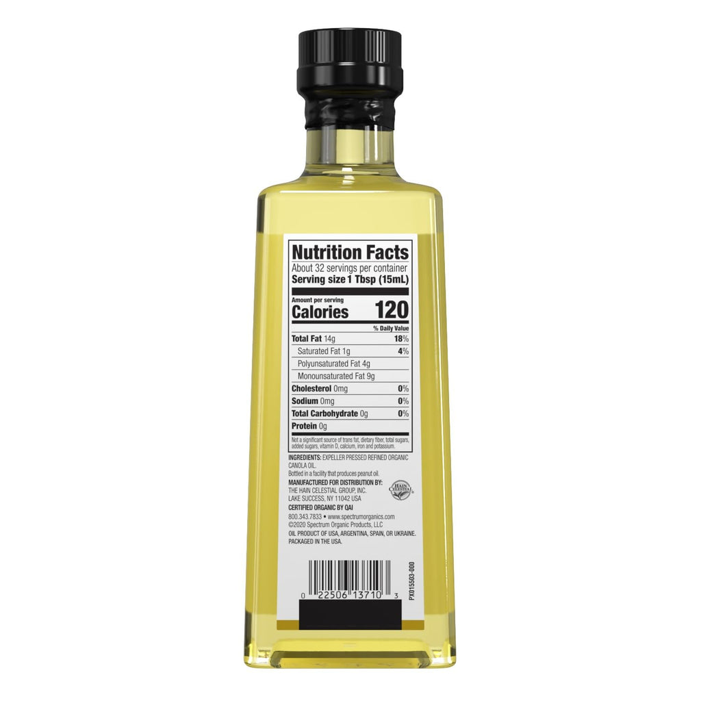 Organic Refined Canola Oil, 16 oz Q382
