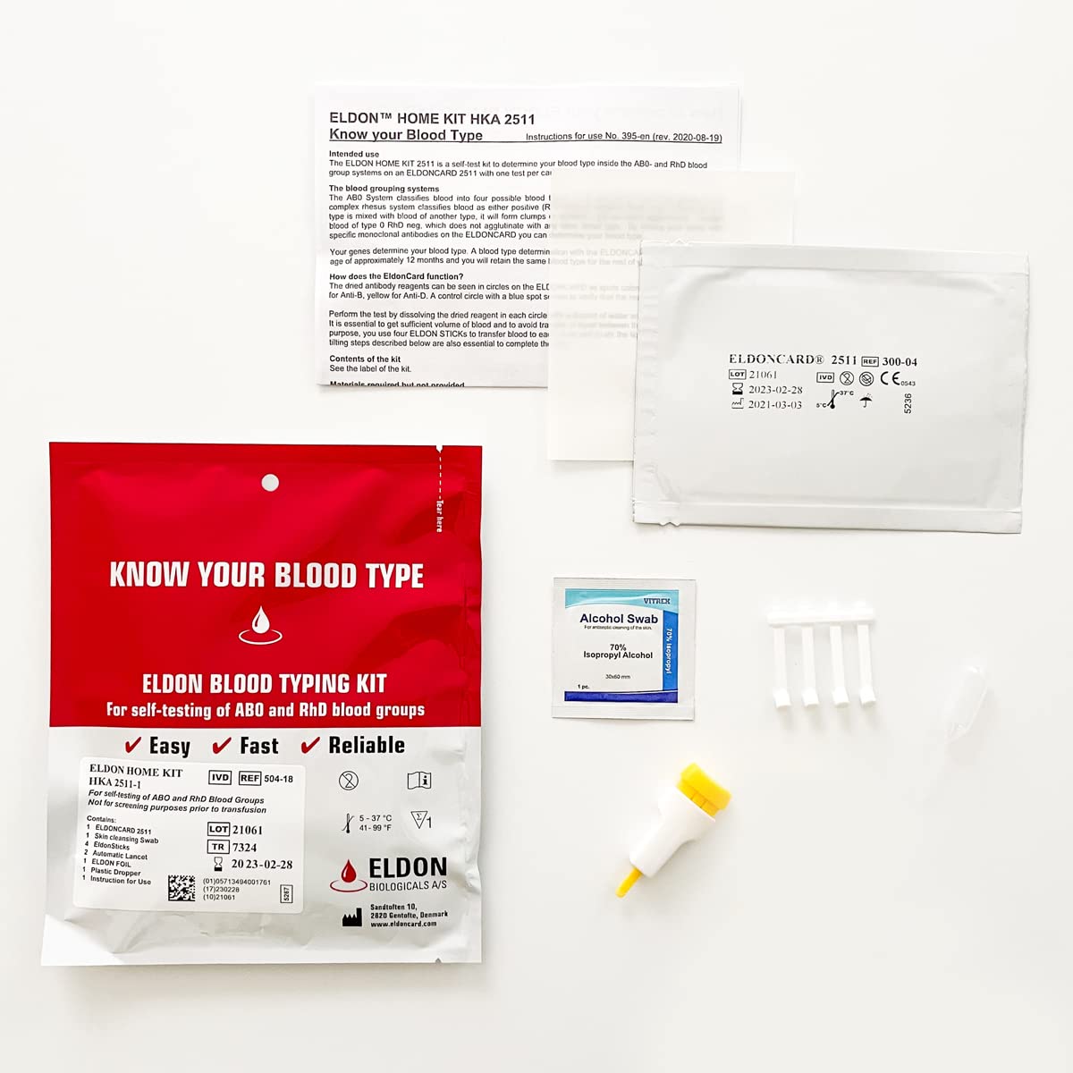 Home Blood Typing Kit P386038