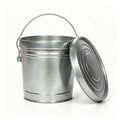 Galvanized Steel 6 Gallon Storage Can with Locking Lid M228609