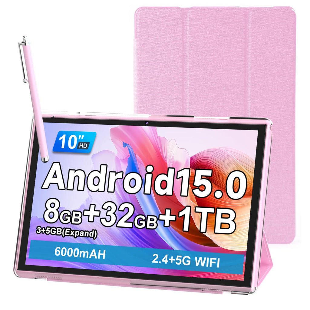 10 Inch Android Tablet with Case Stylus 8GB RAM 32GB ROM Y515286