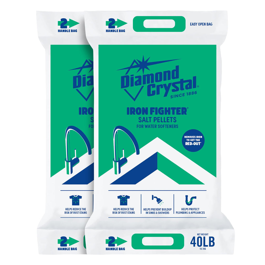 2 Pack Water Softener Salt Pellets, 40 lb K91113