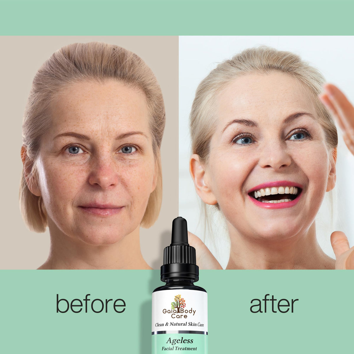 5% Bakuchiol Oil Organic Facial Oil 1oz Rose P6449