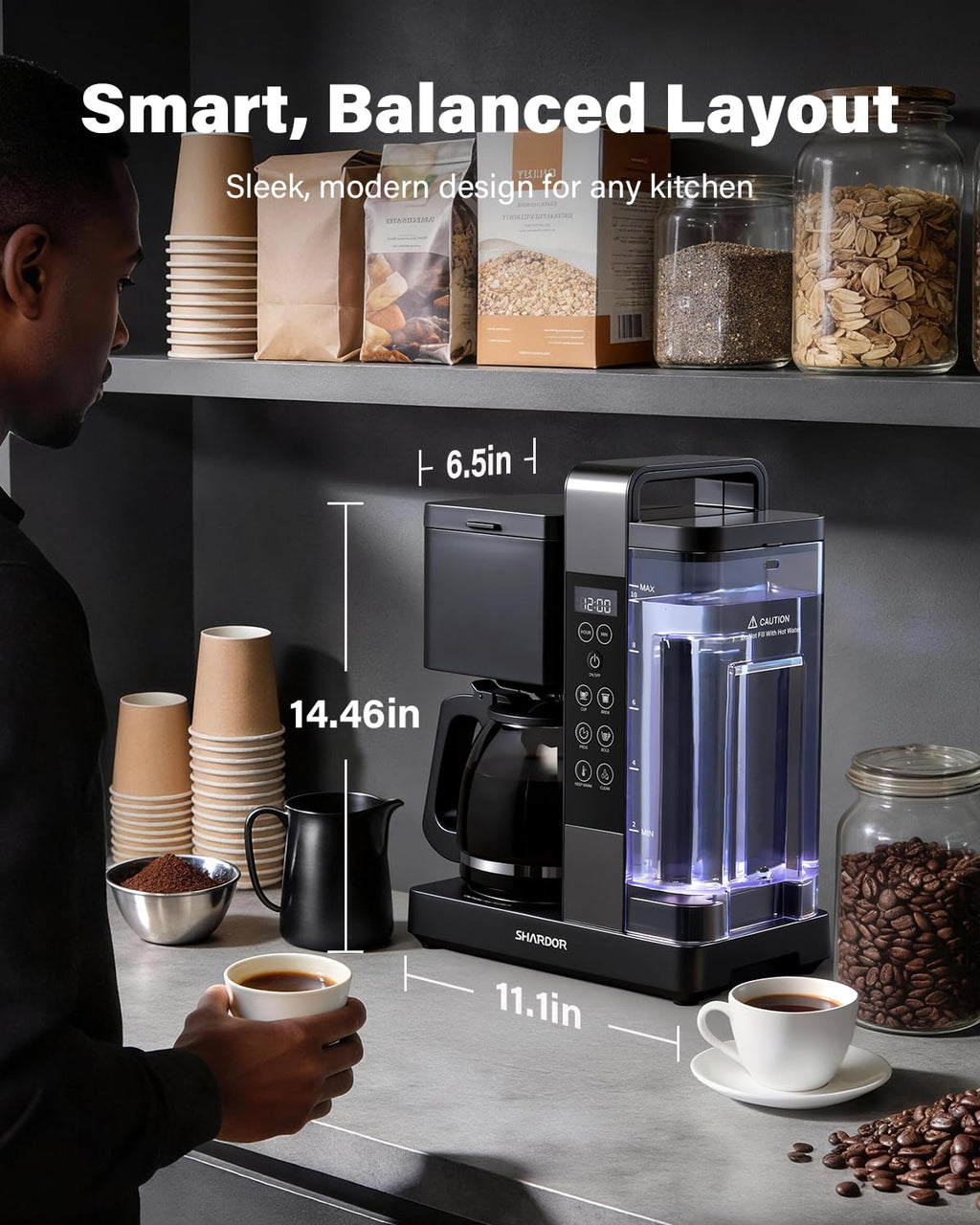 10-Cup Programmable Drip Coffee Maker H27727