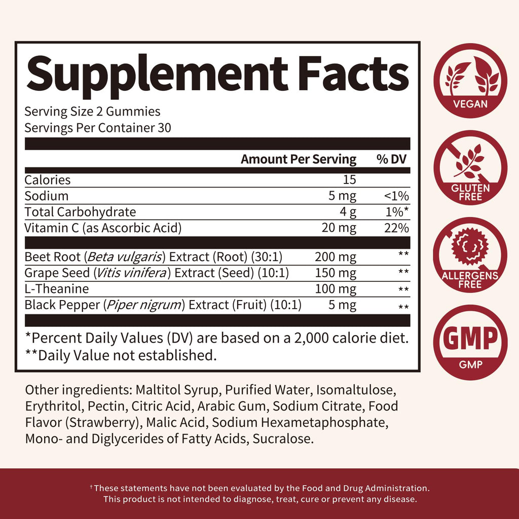 Beet Root Gummies 60 Count A196692