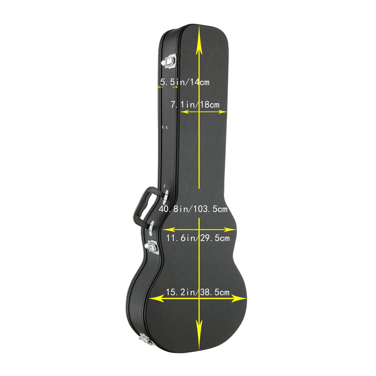 Electric Guitar Case Wooden Hard Shell Case With Lock X8857