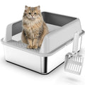 Stainless Steel Cat Litter Box with Lid P9984