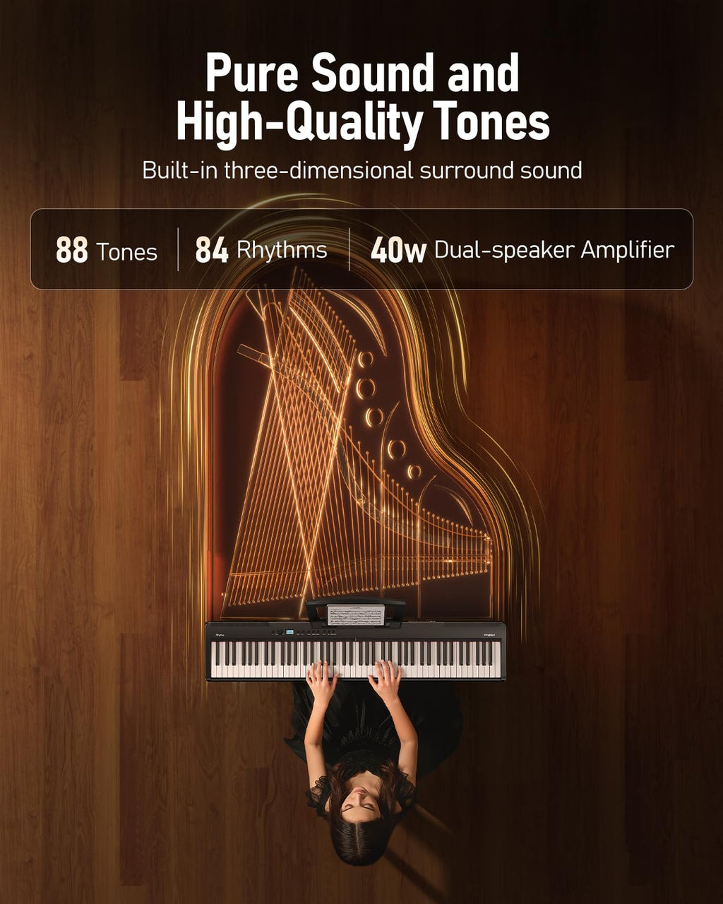 Folding 88-Key Weighted Digital Piano C355161