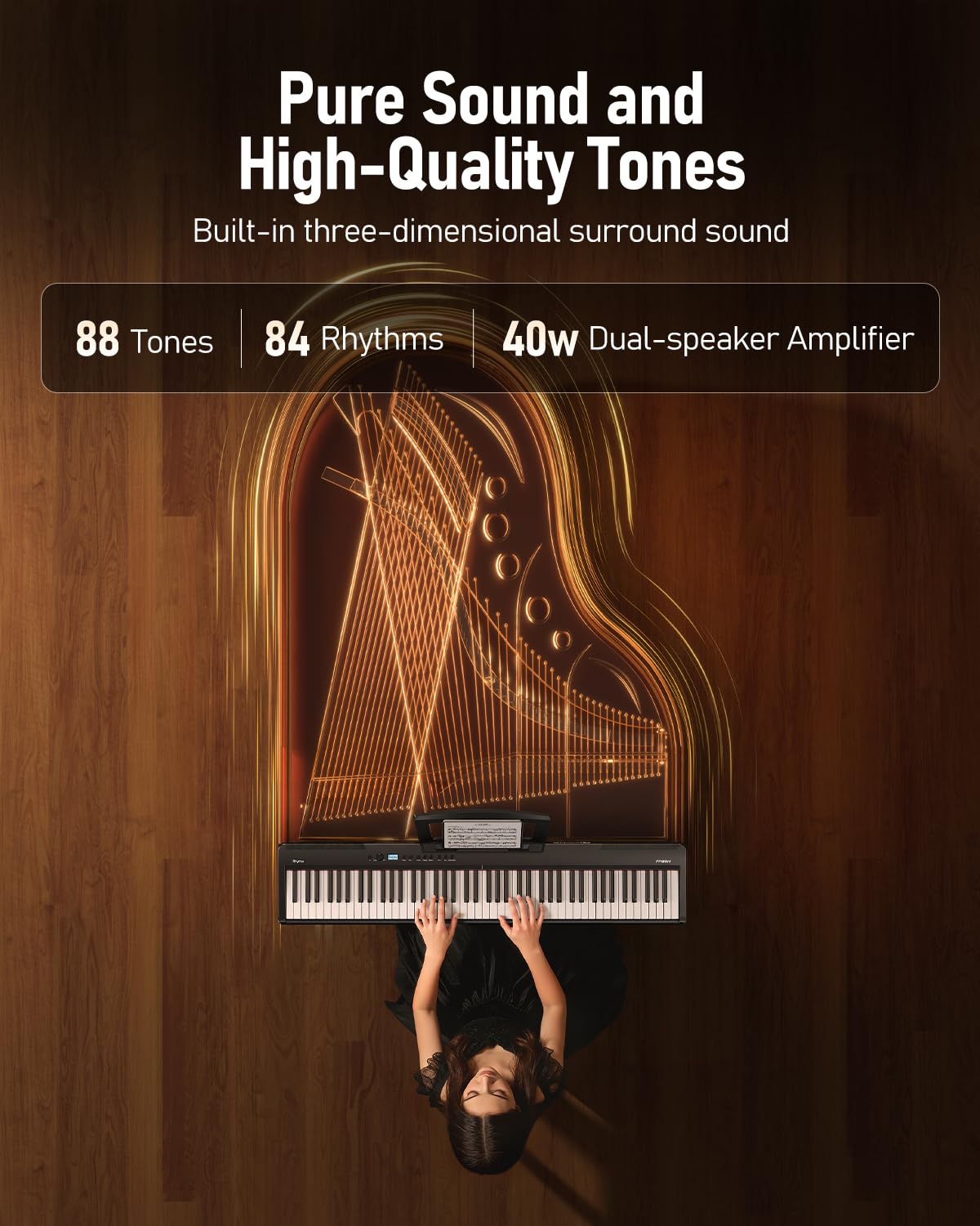 Folding 88-Key Weighted Digital Piano C355161