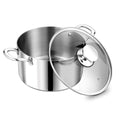 5 Quart Tri-Ply Stainless Steel Stock Pot with Lid Q3723