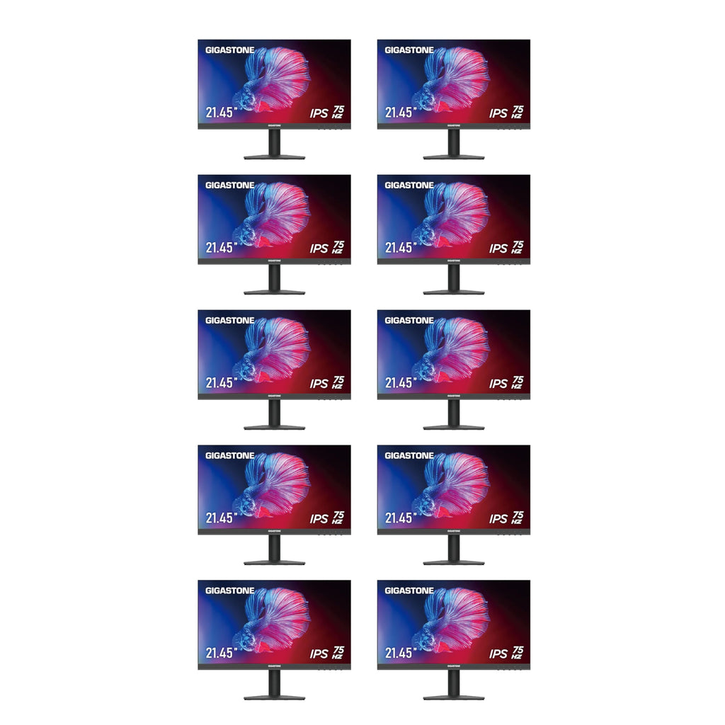 22 inch IPS LED Monitor 10-Pack 75Hz FHD Frameless D134119