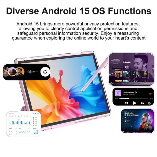 10 Inch Android Tablet with Case Stylus 8GB RAM 32GB ROM Y515286