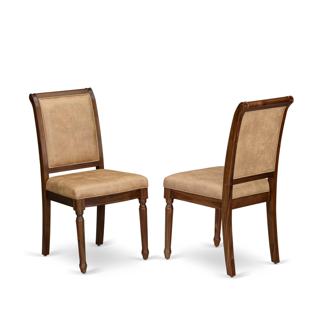 9 Piece Dining Table and 8 Beige Polyester Fabric Chairs J301788