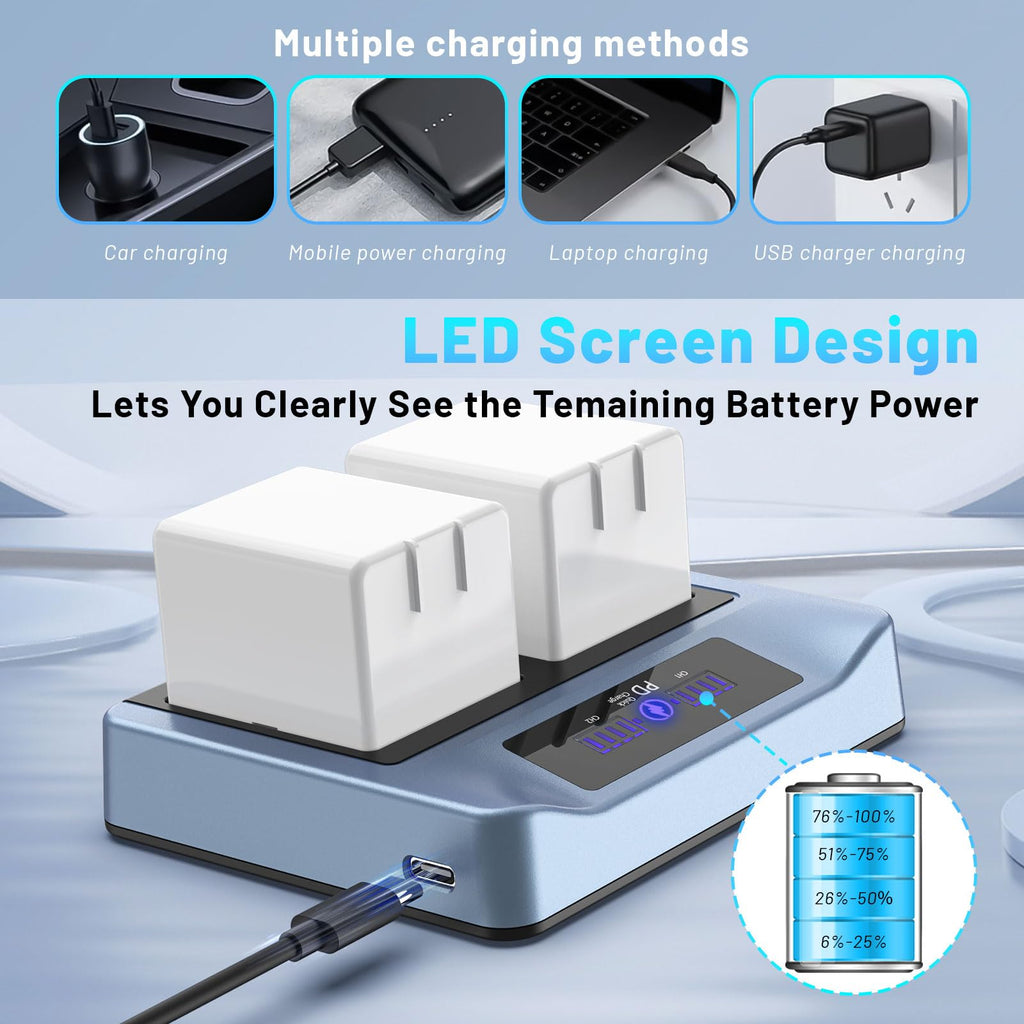 3800mAh Rechargeable Lithium Battery with Charger Station C916074