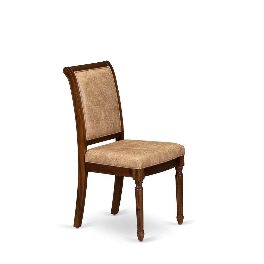 9 Piece Dining Table and 8 Beige Polyester Fabric Chairs J301788