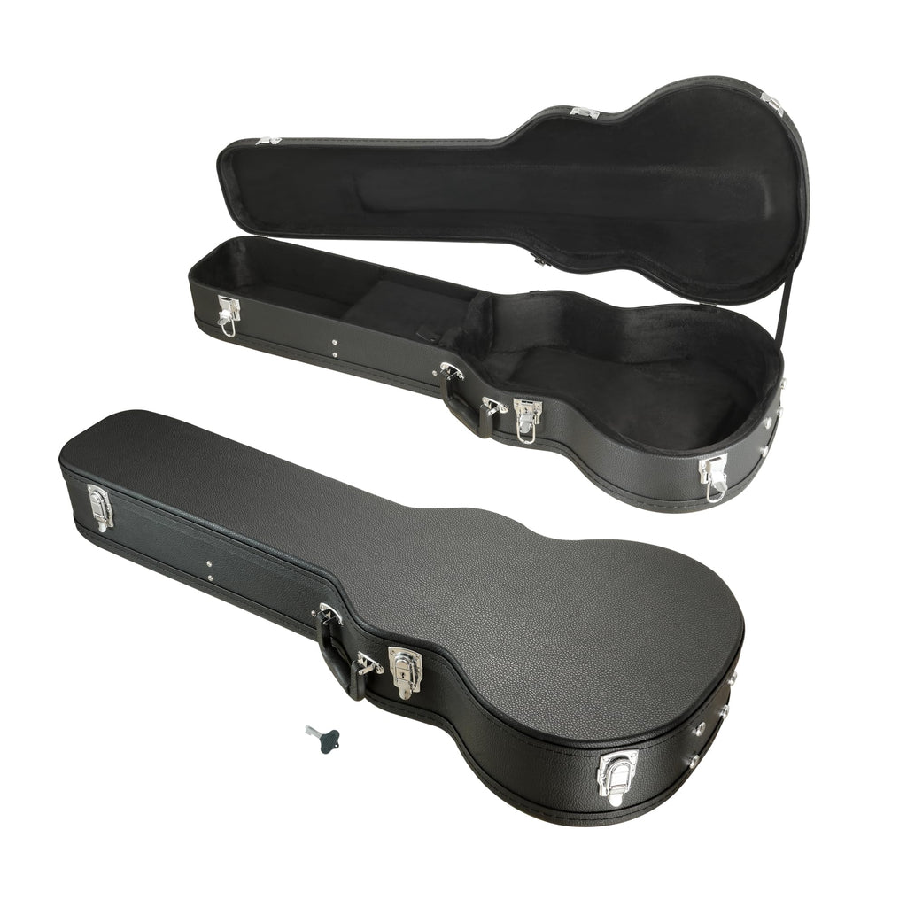 Electric Guitar Case Wooden Hard Shell Case With Lock X8857