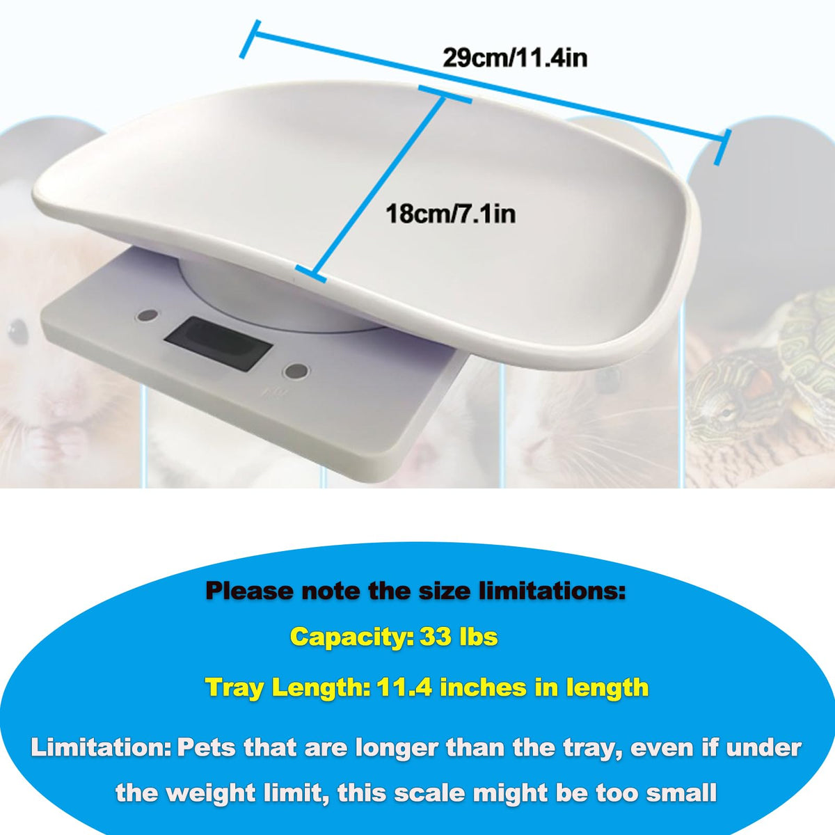 Digital Pet Scale Q823