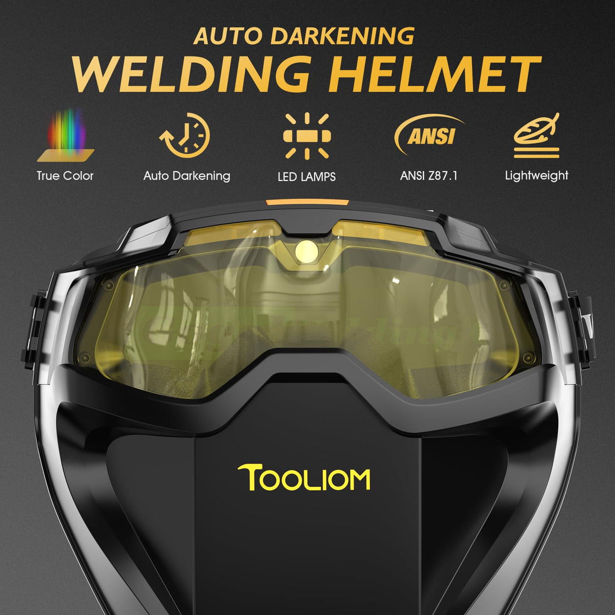 Auto-Darkening Welding Goggles with LED Light X4427