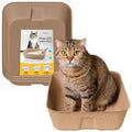 4 Pack Disposable Cardboard Cat Litter Boxes W9290