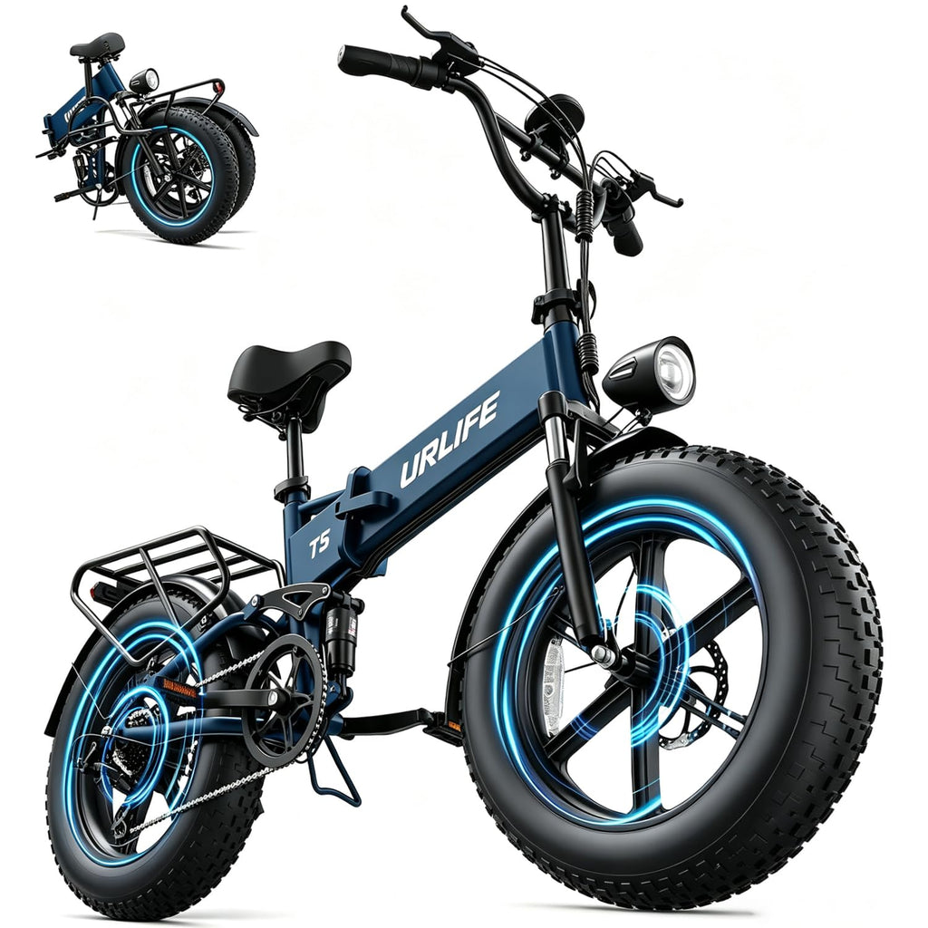 Folding Electric Bike 20" Fat Tire 1500W 48V 13AH X880681
