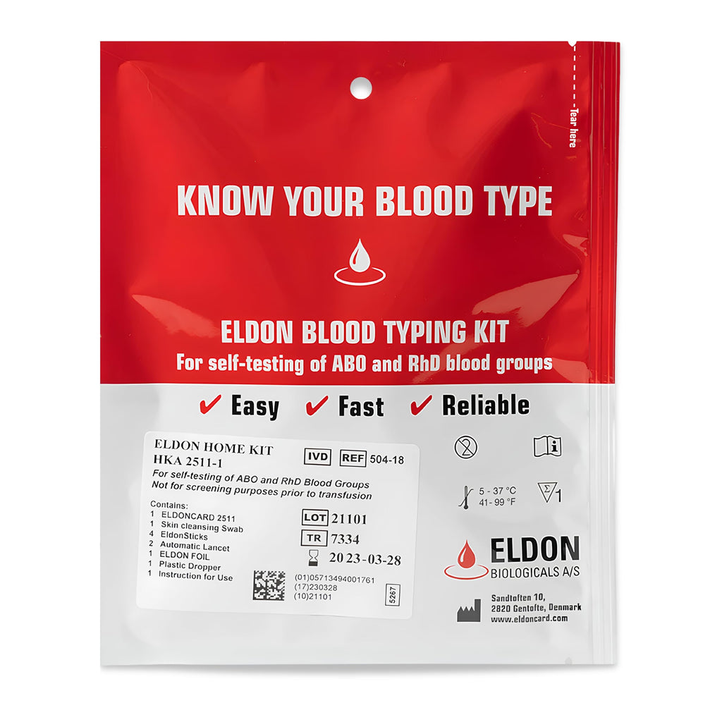Home Blood Typing Kit P386038