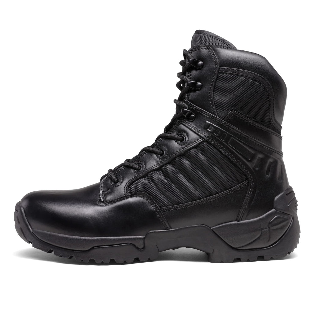 Men's Side Zipper Tactical Work Boots W5011